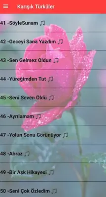 Karışık türküler. (internetsiz android App screenshot 2