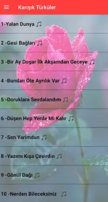 Karışık türküler. (internetsiz android App screenshot 4